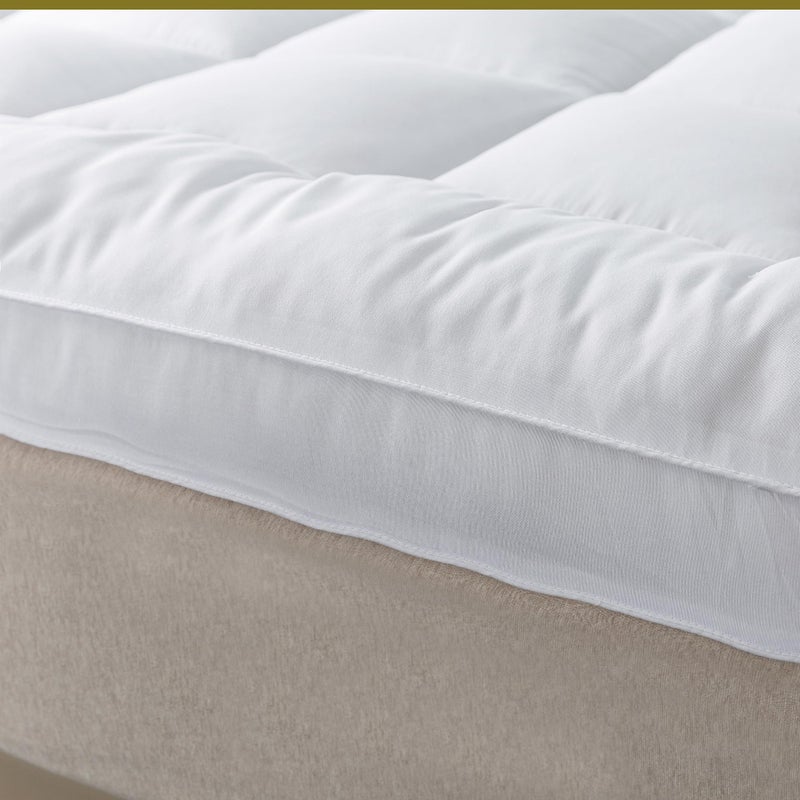 Naluka Mattress Topper Twin Size Pillowtop Bed Topper Mattress Pad 2 Inch Thick Mattress Cover - Image 5